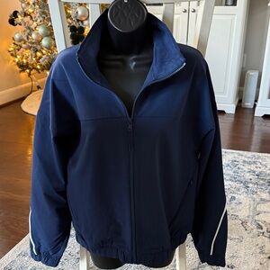 Gilly Hicks Blue Cozy-Lined Track Jacket